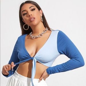 Tie Front Crop Top